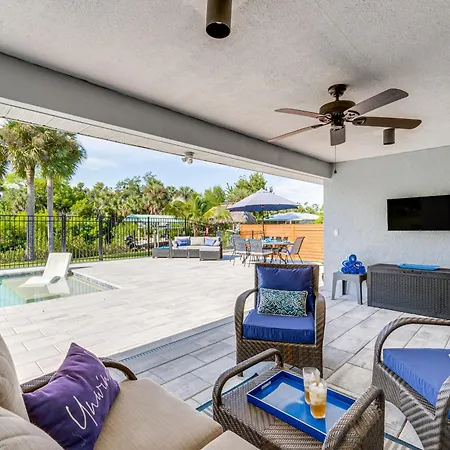 Private Pool And Dock Relaxing Port Charlotte Oasis Villa